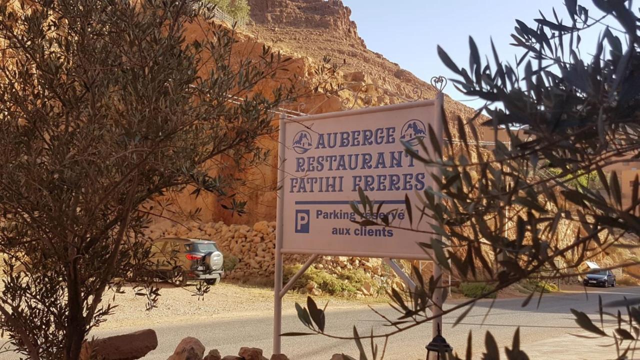 Auberge Restaurant Fatihi Freres Tinghir Eksteriør billede